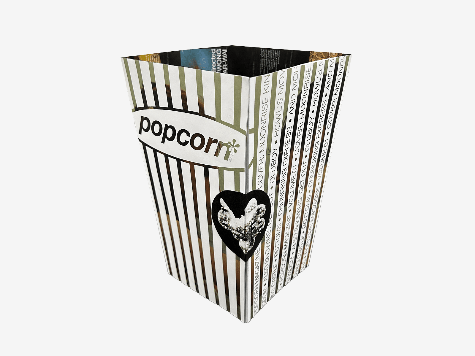 A playful publication and identity for New Haven's Criterion Cinema, Popcorn Magazine.