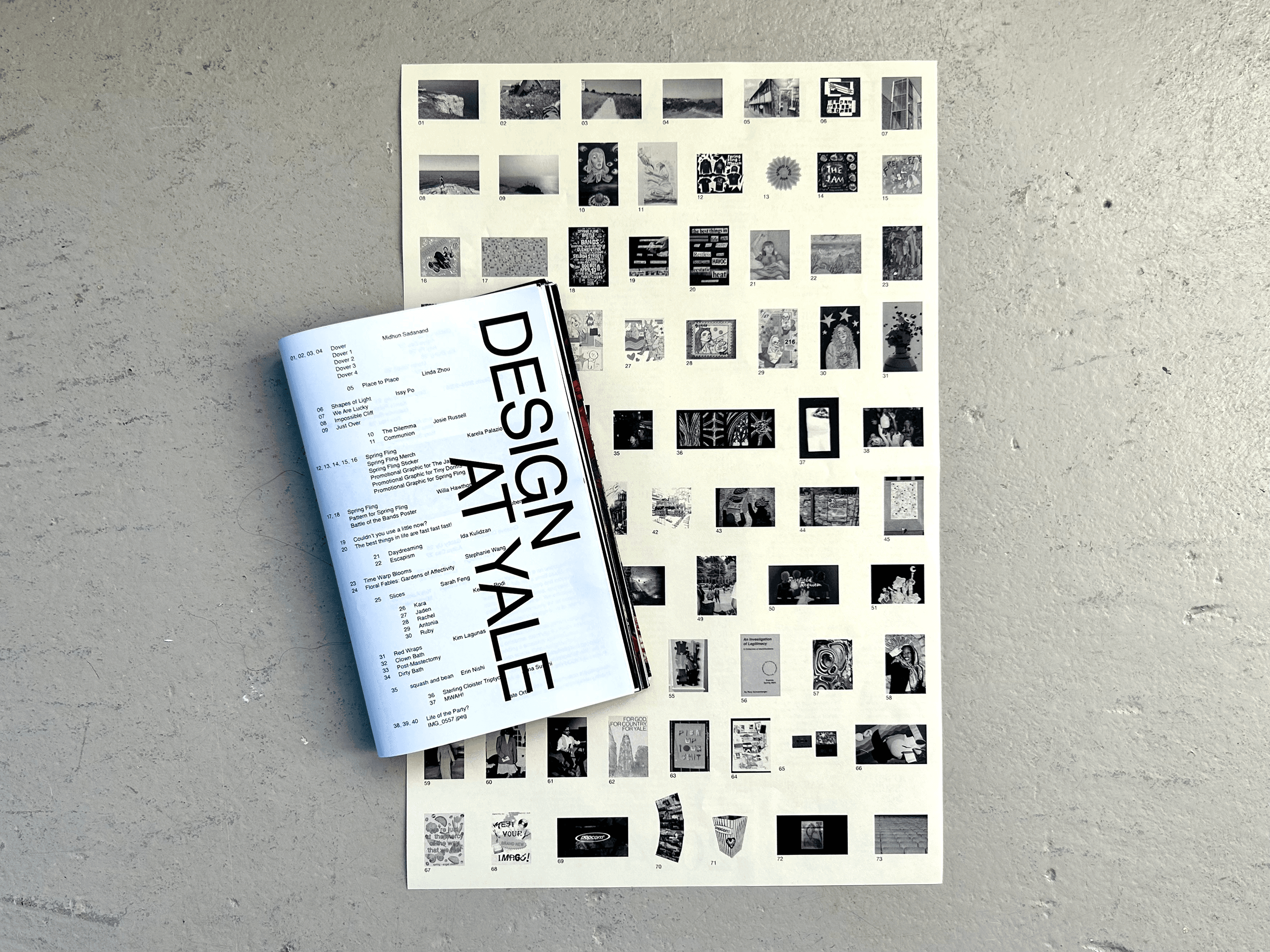 Leading the design of the DAY Book, the bi-annual publication from Yale's only undergraduate studio, Design at Yale.